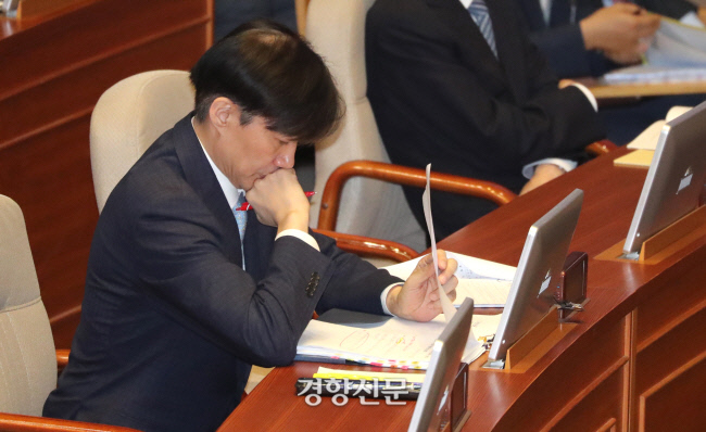  조국 장관 딸 조민 "고졸 돼도 상관없다. 어머니가 저 때문에 책임지지 않았으면..."