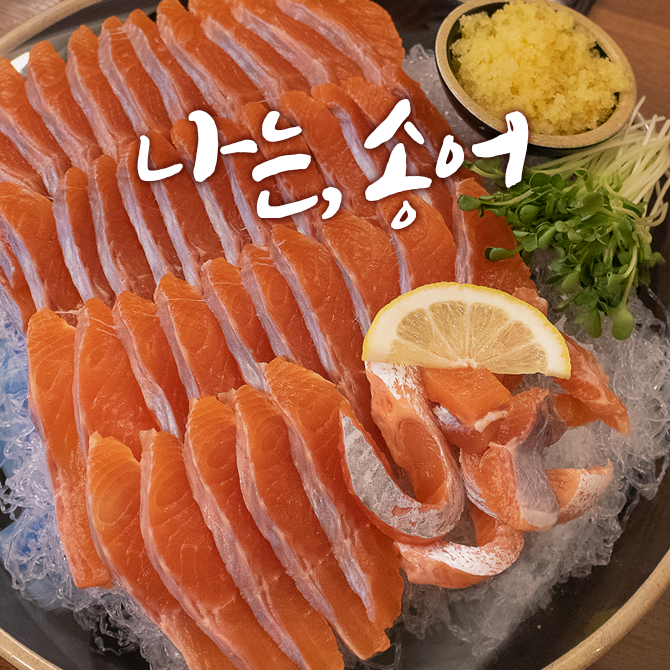  유성 횟집 <나는 송어> 송어가 이렇게 부드러울 일인가!