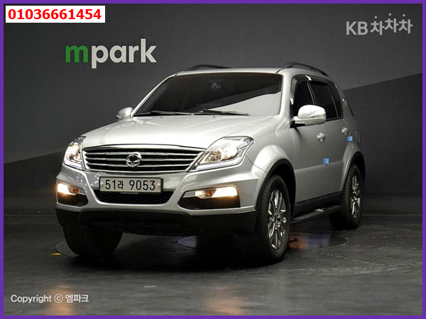  쌍용 렉스턴W 31989 km 은색 디젤 오토 14년10월 (15년형) 자체할부사 보유 조건없는 중고차전액할부가능!!