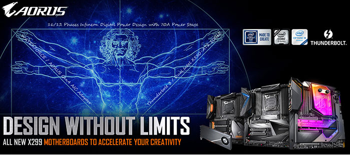  GIGABYTE, X299X 메인 보드 출시