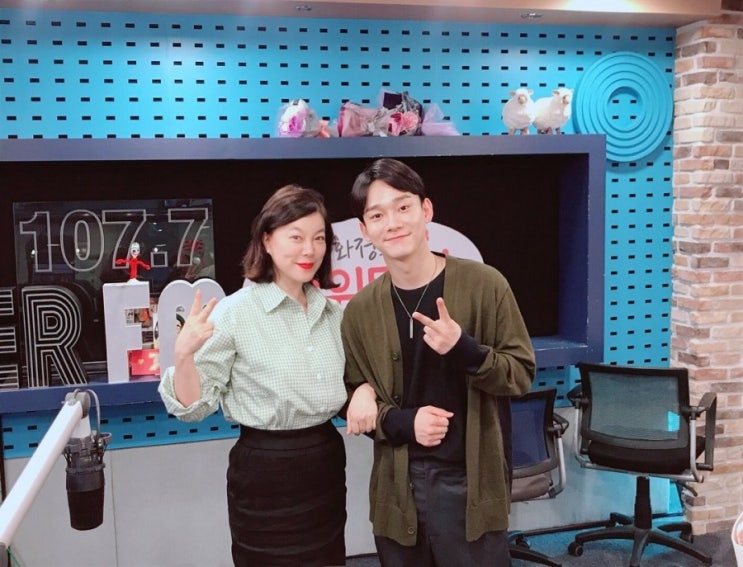  191004[엑소 첸 종대] 최화정의 파워타임 인스타 업데이트