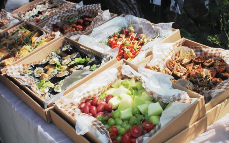  [나비부엌 박스케이터링]  맛과 비주얼 모두 만족한 생일 파티음식 메뉴