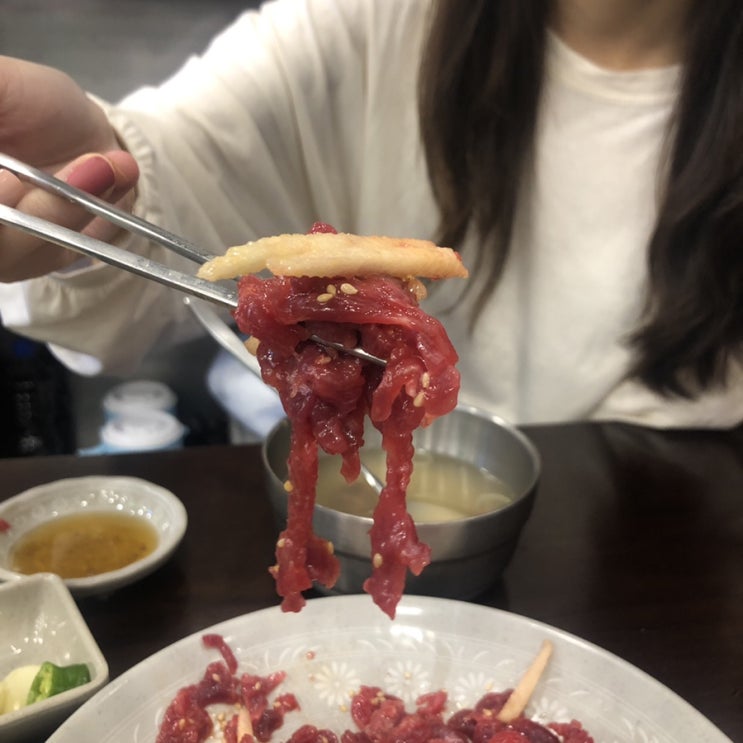  서울 광장시장 맛집 데이트ㅣ 자매육회보다는 부촌육회, 순희네 빈대떡보다 광장시장 박가네빈대떡 마약김밥, 광장시장 누드김밥