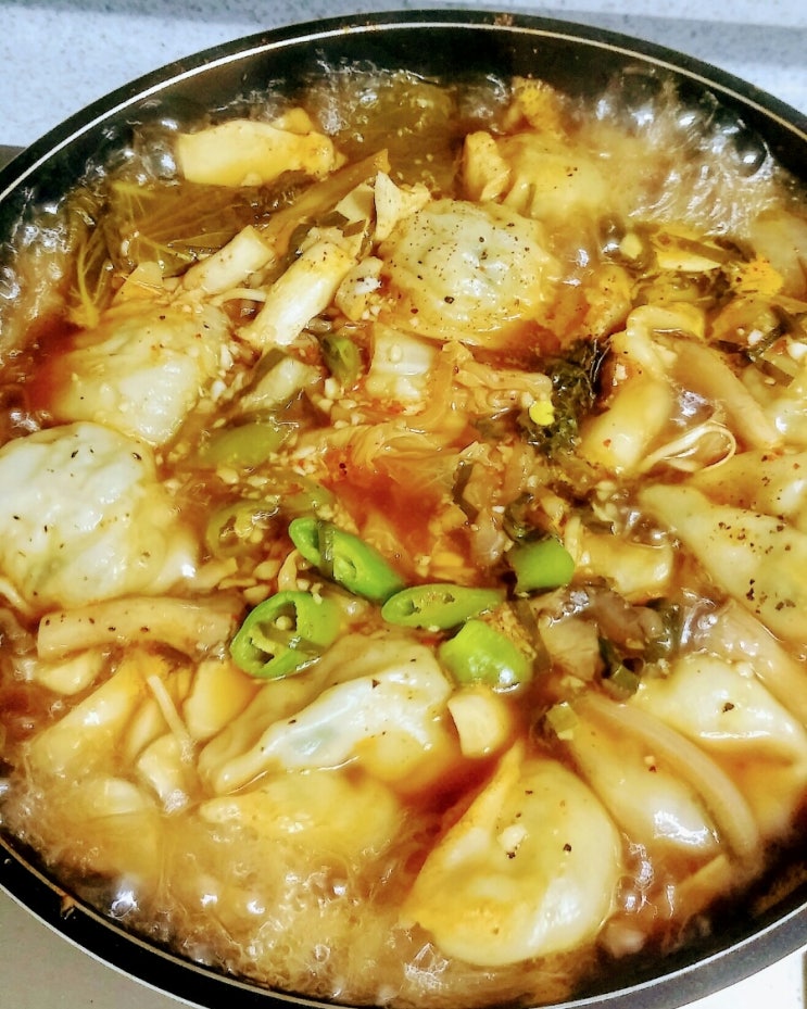 만두전골
