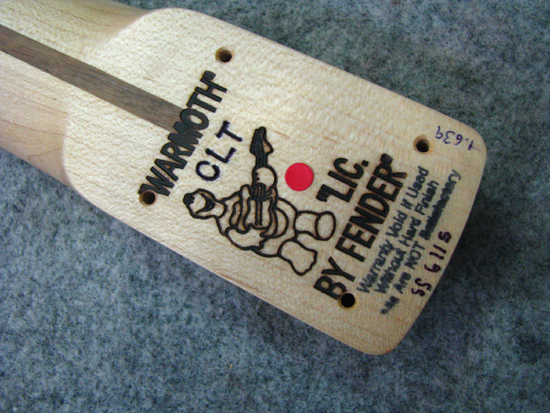  기타리페어 Warmoth Custom 넥 프렛 엣지 가공 및 헤드 머신 장착
