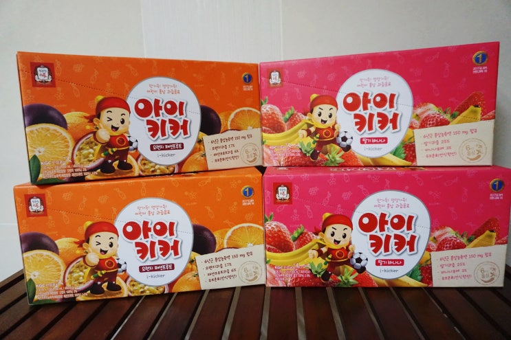  어린이 홍삼 과즙음료 정관장 아이키커 인기짱!