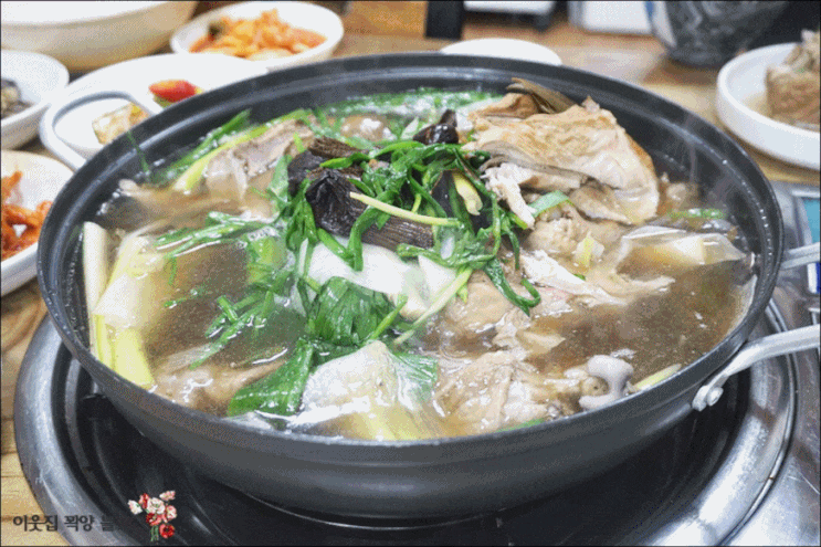  수원백숙 , 산약초식당 토종닭능이백숙 진짜 맛있네 