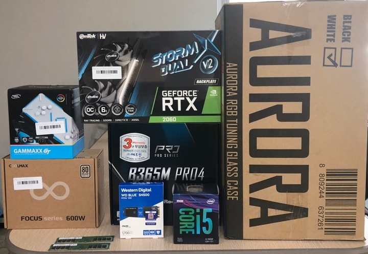  광주 PC 조립 수리 전문업체! 서구 쌍촌동 I5-9400F RTX-2060 배틀그라운드 용 PC 조립 후기! 광주 컴퓨터 조립 수리 전문!