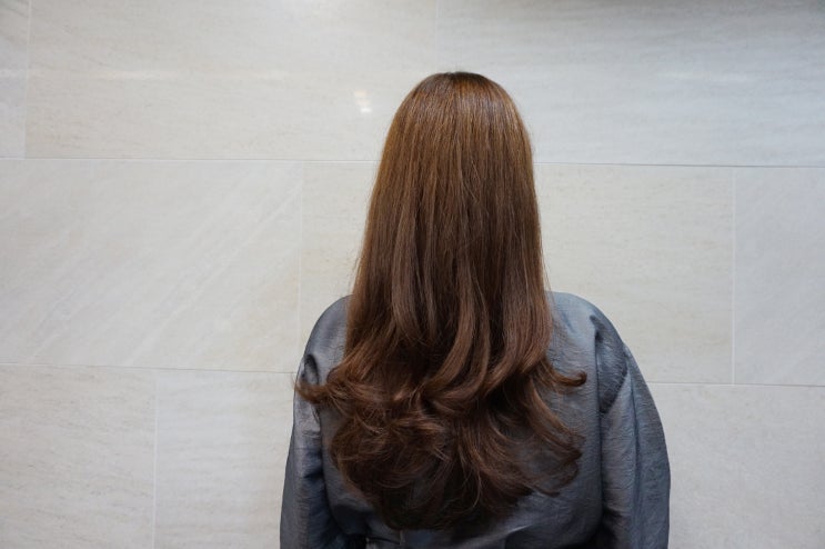  잠실미용실 찹헤어신천 레이어드컷과 매트염색 후기 !