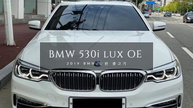  <순천BMW> 2019 BMW 530i Lux Plus_OE 출고기