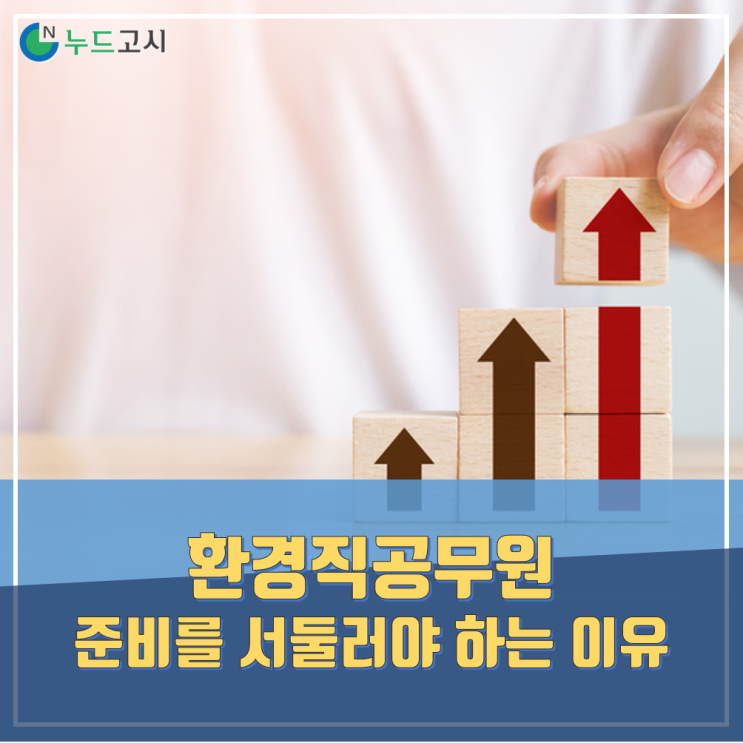  환경직공무원을 서둘러서 준비하여야 하는 이유