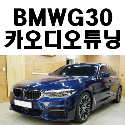 BMW5시리즈 B&W엠비언트 회오리스피커 튜닝기