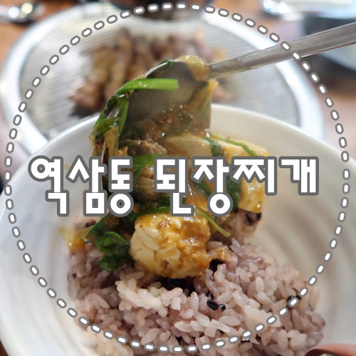  강남역삼동맛집 역삼역된장찌개 맛있는곳 담뿍화로된장찌개 강쮸!
