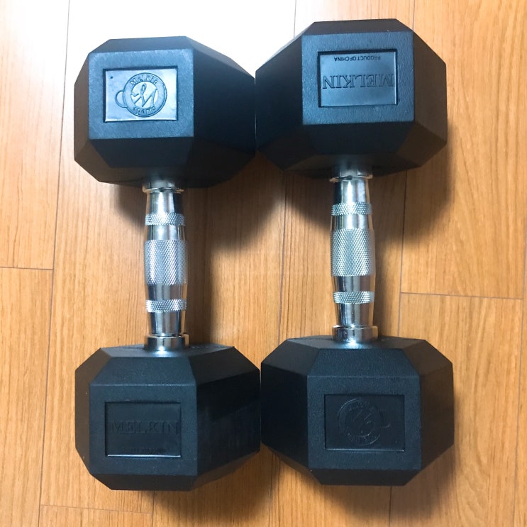  아령 육각 덤벨로 이두삼두운동을 꾸준히 해서 벌크업 해보자!