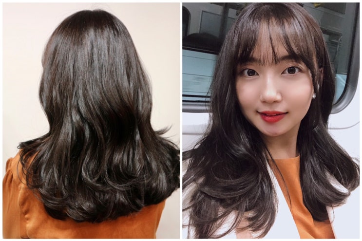 2019 가을 염색 chop hair 강남살롱점에서 톤다운!