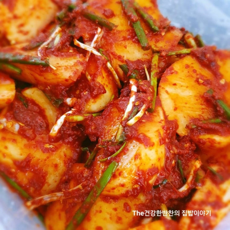  시원한 맛 일품인 석박지 만들기