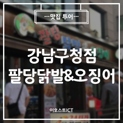  [맛집] 팔당닭발&오징어 강남구청점