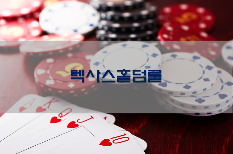  텍사스홀덤룰/텍사스홀덤에 대해 알아보자