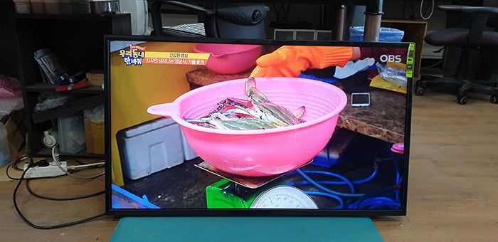  안성TV수리 평택TV수리 (주)티지엔컴퍼니 DREAMVIEW 4200DT 전원이 켜지지 않는 증상으로 통합보드 수리