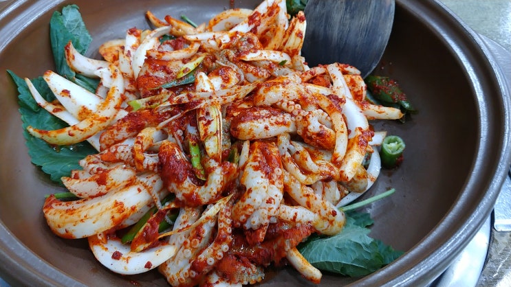  [대전 오류동 맛집] 주꾸미가 맛있는 공주칼국수!! 사실 동치미 맛집인건 안비밀