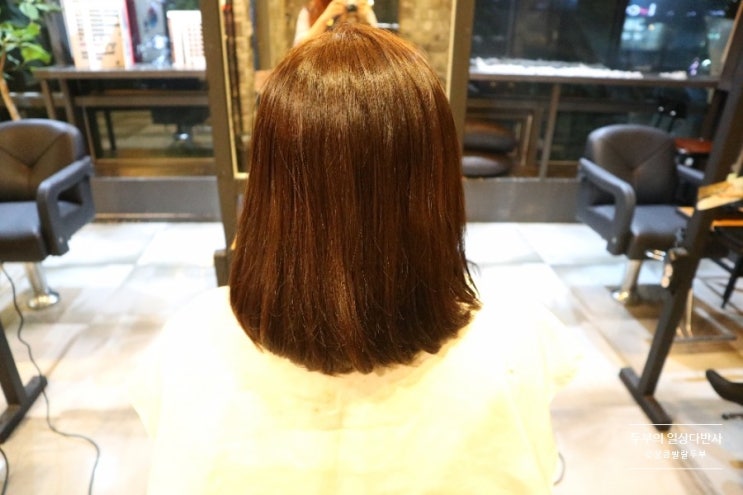  서면 머리잘하는곳 리칠리헤어 / 매트카키브라운으로 서면염색 후기