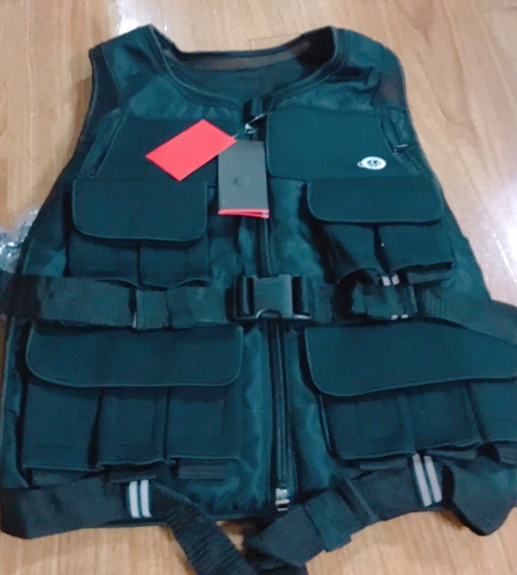 [머슬업 중량조끼] 웨이트 중량조끼 중량 푸쉬업 맨몸운동 효과 UP시키기