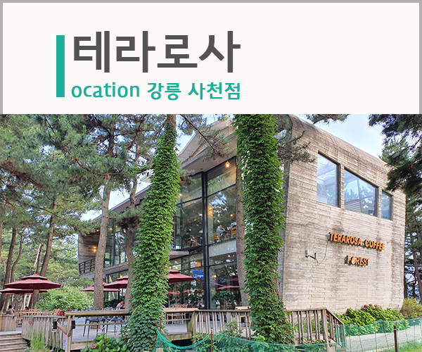  강릉 커피포레스트(테라로사 사천점)에 다녀왔어요