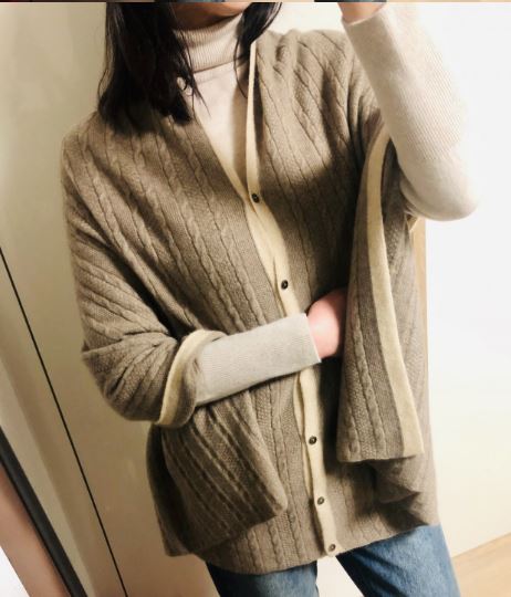  캐시미어 숄 리뷰