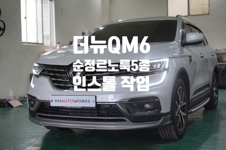  더뉴QM6 순정르노룩 5종 작업