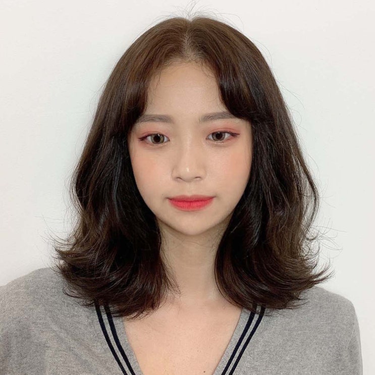 중단발 레이어드컷 하고 타미펌 인생작이죠??
