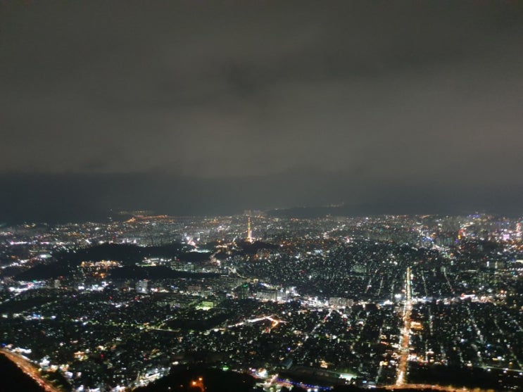  앞산. 앞산 전망대. 대구 야경보기 좋은 곳 :)