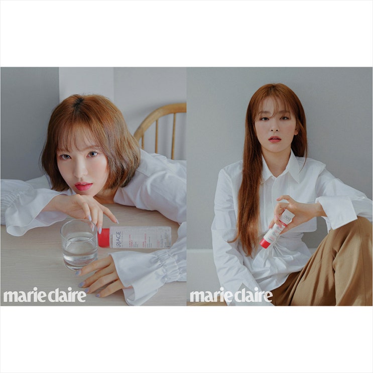  마리끌레르화보 속 유리아쥬 민감피부 톨레덤라인 먼저 써봤지