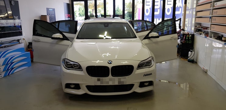  솔라가드 썬팅 새턴으로 하실려고 안동에서 구미로 수입 자동차 BMW 520D F10