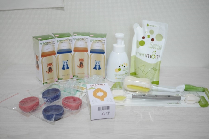  아기젖병 그린맘 와이드, 더블하트 호환도 되네?