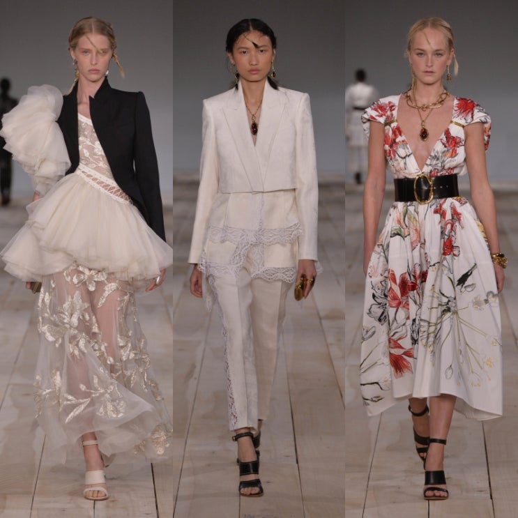  알렉산더 맥퀸 Alexander McQueen SS20 컬렉션 파리 패션위크 가방 탐난다