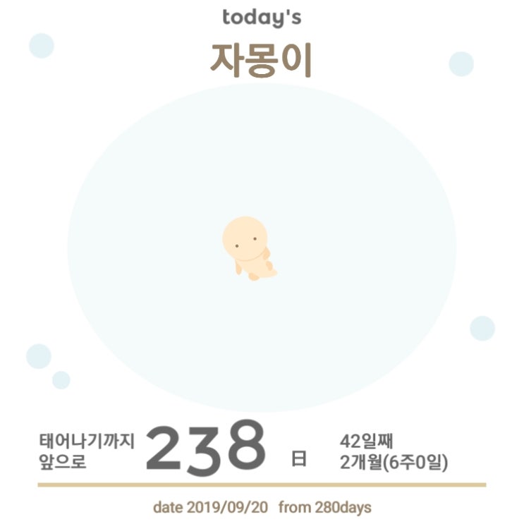  임신 6주차, 7주차 증상/먹덧의시작