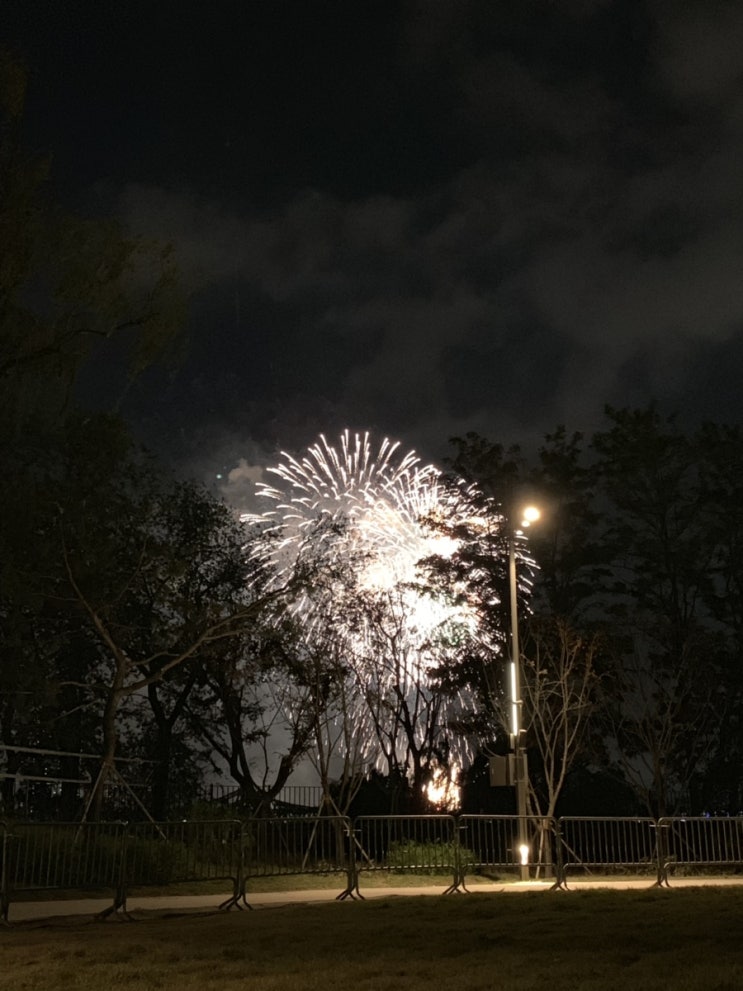 노들섬에서 즐긴 2019여의도세계불꽃축제