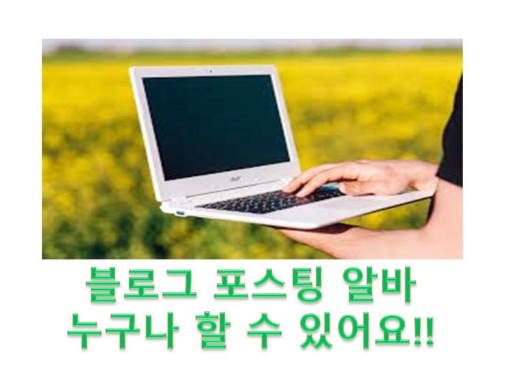  블로그포스팅알바!!정확합니다.