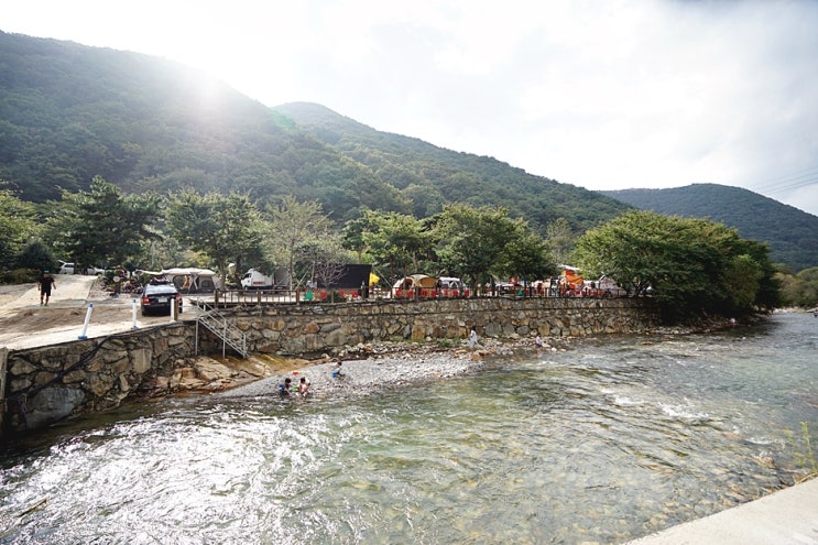  경주 산내 계곡 캠핑장 반딧불이 오토캠핑장 살펴보기