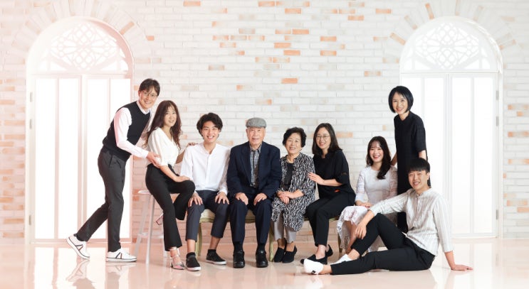  팔순 기념 별내 가족사진 촬영 사진관 멋지게 나왔어요.