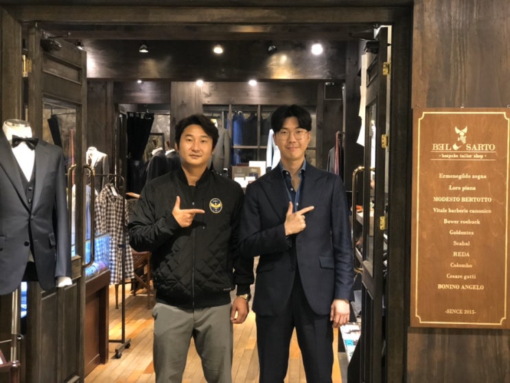 인천유나이티드 이천수 전략강화 실장이 맞춤정장벨사르토 구월점을 방문하셨습니다!