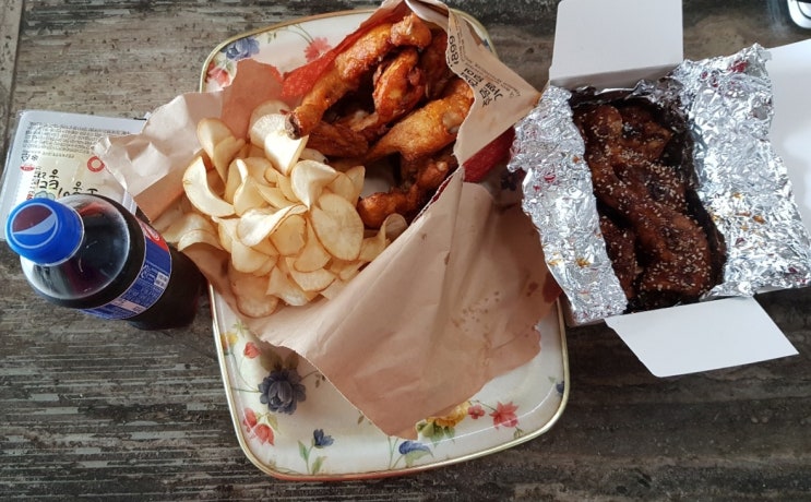  청라 치킨 배달은, 또봉이통닭 인천 청라점에서! 노릇노릇!