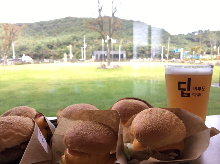 대부도 맛집 cafe DBB 수제버거 수제맥주 (안산 시흥 방조제 서울근교 한적한 카페 브런치 홈치킨)