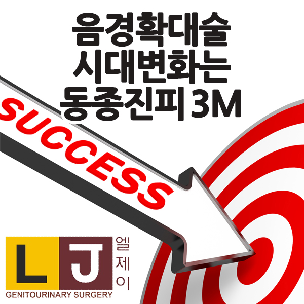  음경확대술 시대변화는 동종진피 3M
