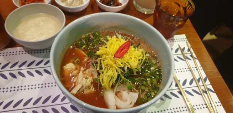 (경복궁역 맛집) SABAL 사발 프리미엄 누들 & 라이스 : 수요미식회 추천 메뉴 (홍초계 냉국수)