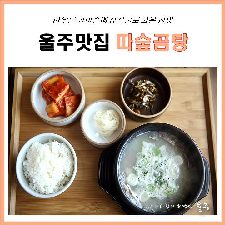 [울주맛집] 삼동 따숲곰탕 - 곰탕, 녹두빈대떡