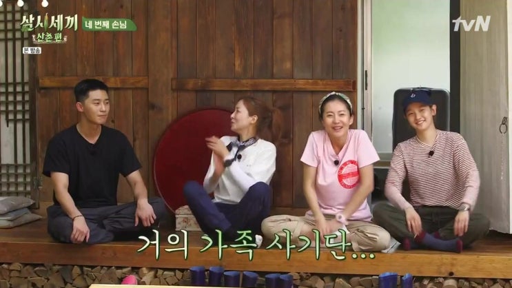  삼시세끼산촌편 : 박서준 출연 염정아 윤세아 박소담과 잘 어울리고 재미있네요
