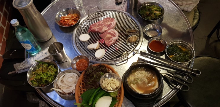  창동역 맛집인 화통소금구이 제대로 된 생고기와 전복 이곳이 짱이다 !
