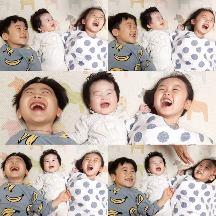  행복한 엄마 그리고 늘 밝은 너희 셋 일상