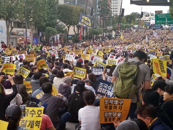 [취재일기] 서초동 집회…“검찰개혁·조국 수호”